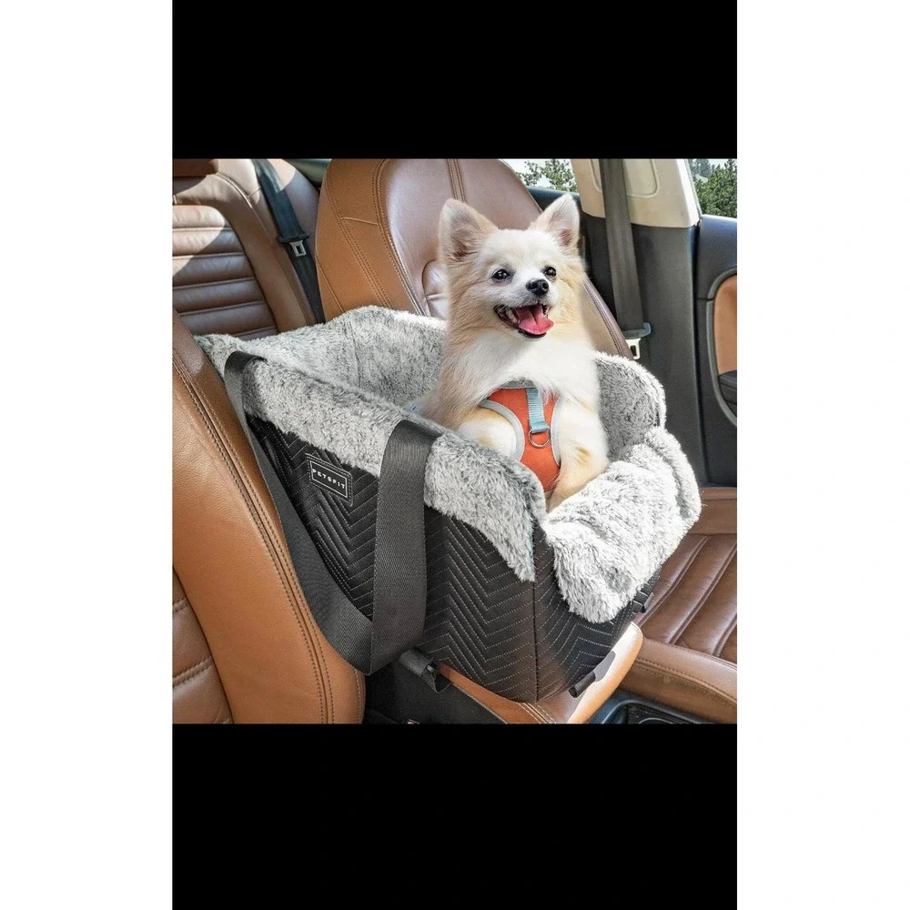 Center Console Dog Car Seat, Portable Car Seat for Dogs by Petsfit